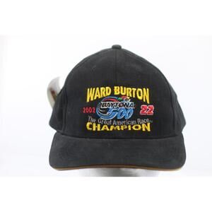 Ward Burton 2002 Daytona 500 Champion CAT Racing NASCAR Hat NWT